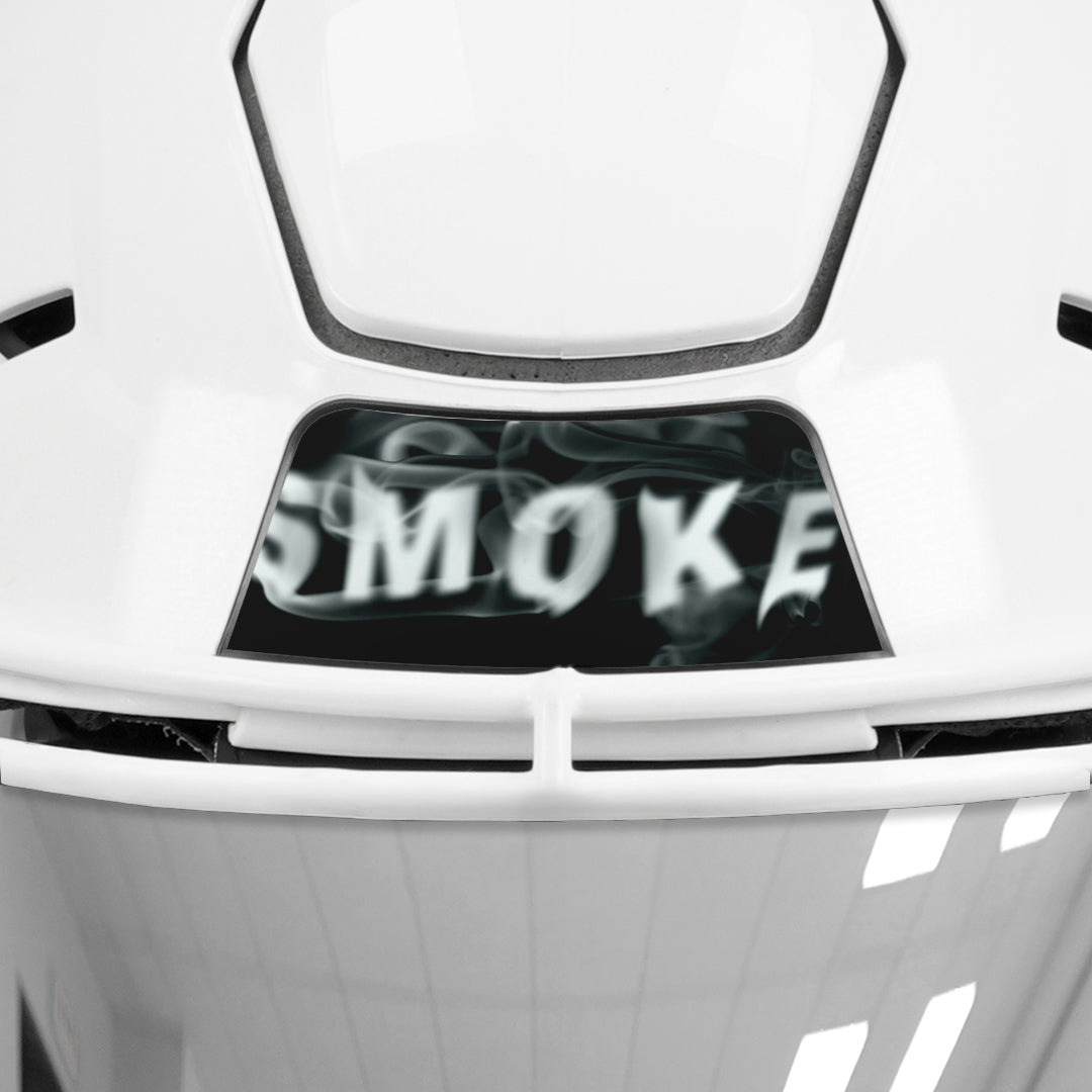 Smoke Riddell Speedflex Front and Back Bumper Sticker Kit