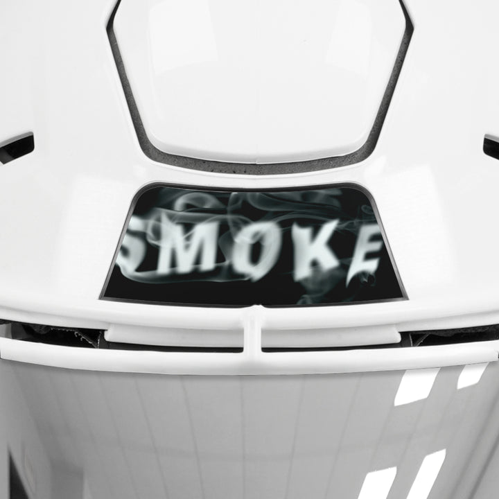 Smoke Riddell Speedflex Front and Back Bumper Sticker Kit