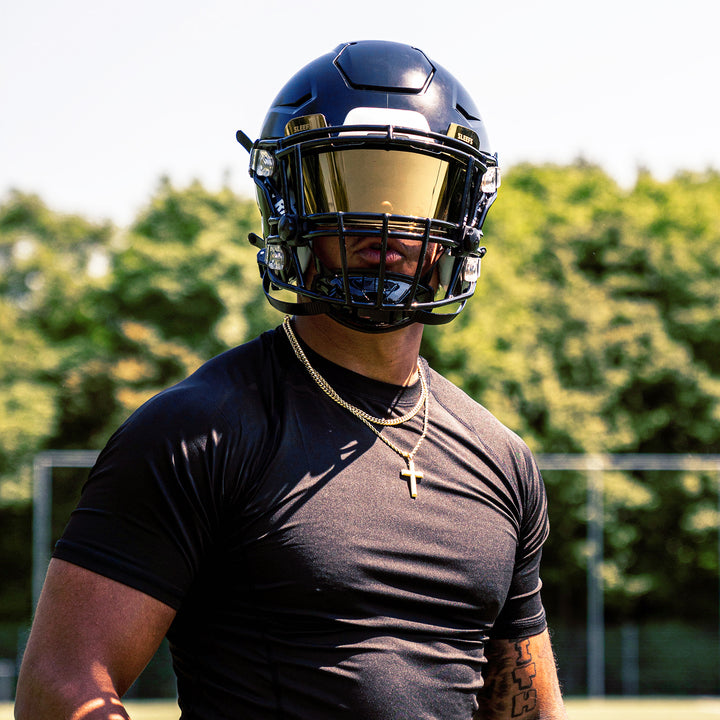 Smokey Gold Helmet Eye-Shield Color Tinted Visor – SLEEFS