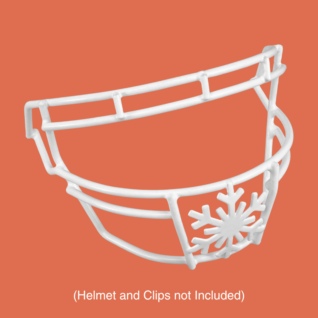 SnowFlake Football Facemask for Schutt F7