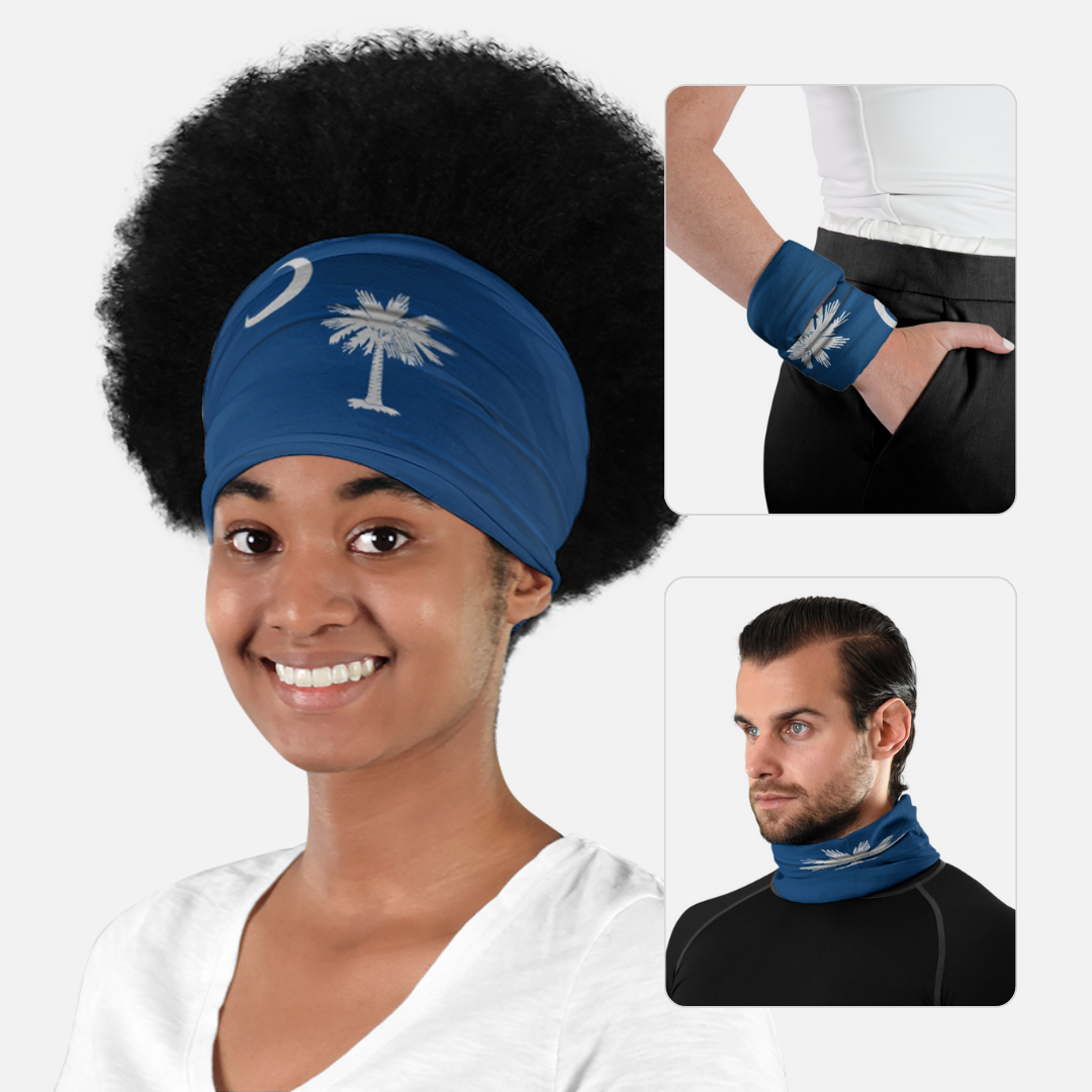 South Carolina State Flag Neck Gaiter