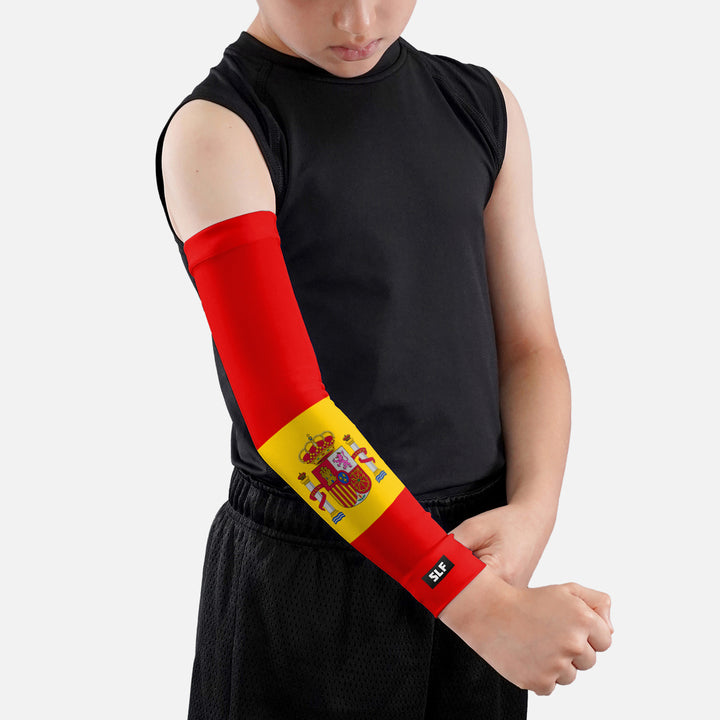 Spain Flag Kids Arm Sleeve