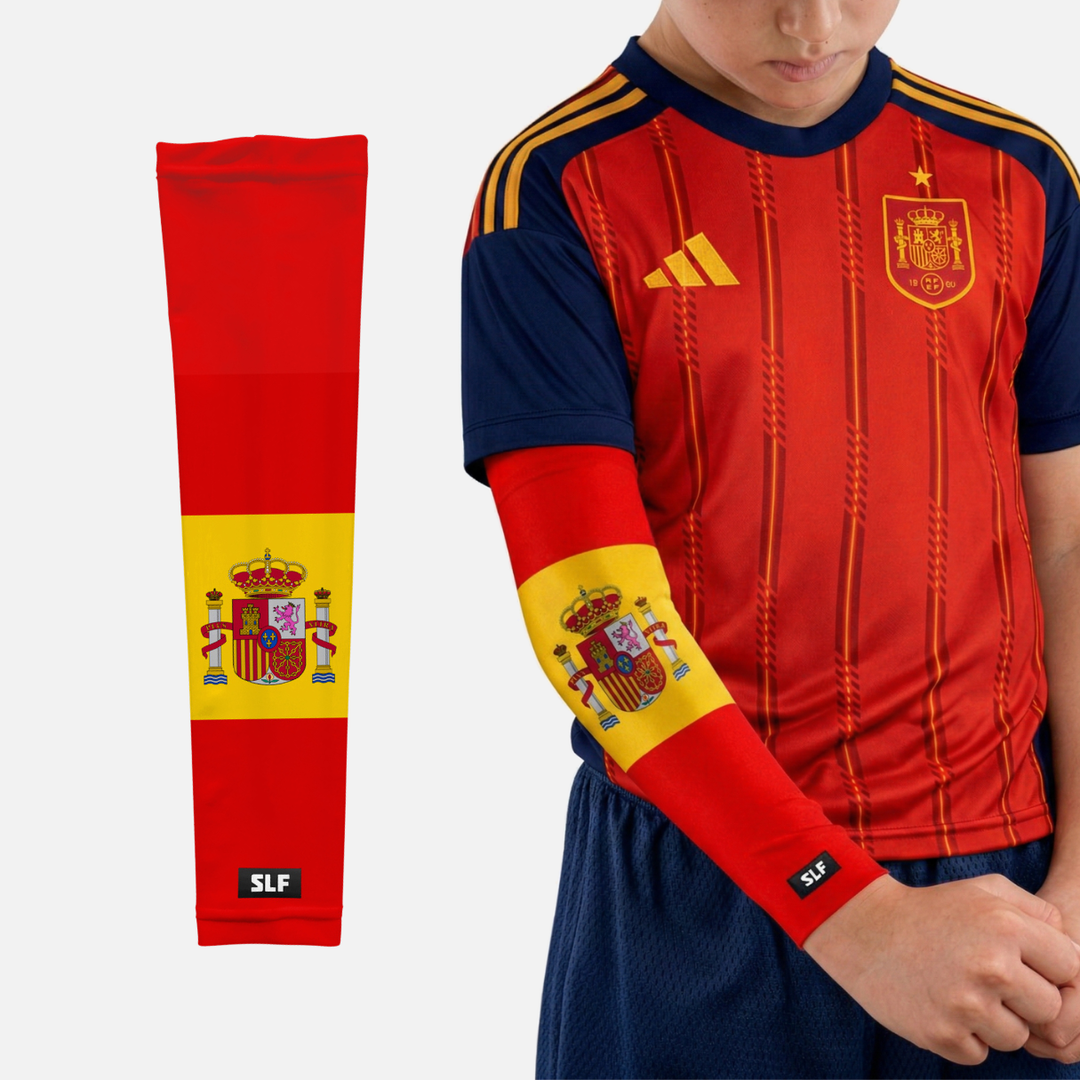 Spain Flag Kids Arm Sleeve