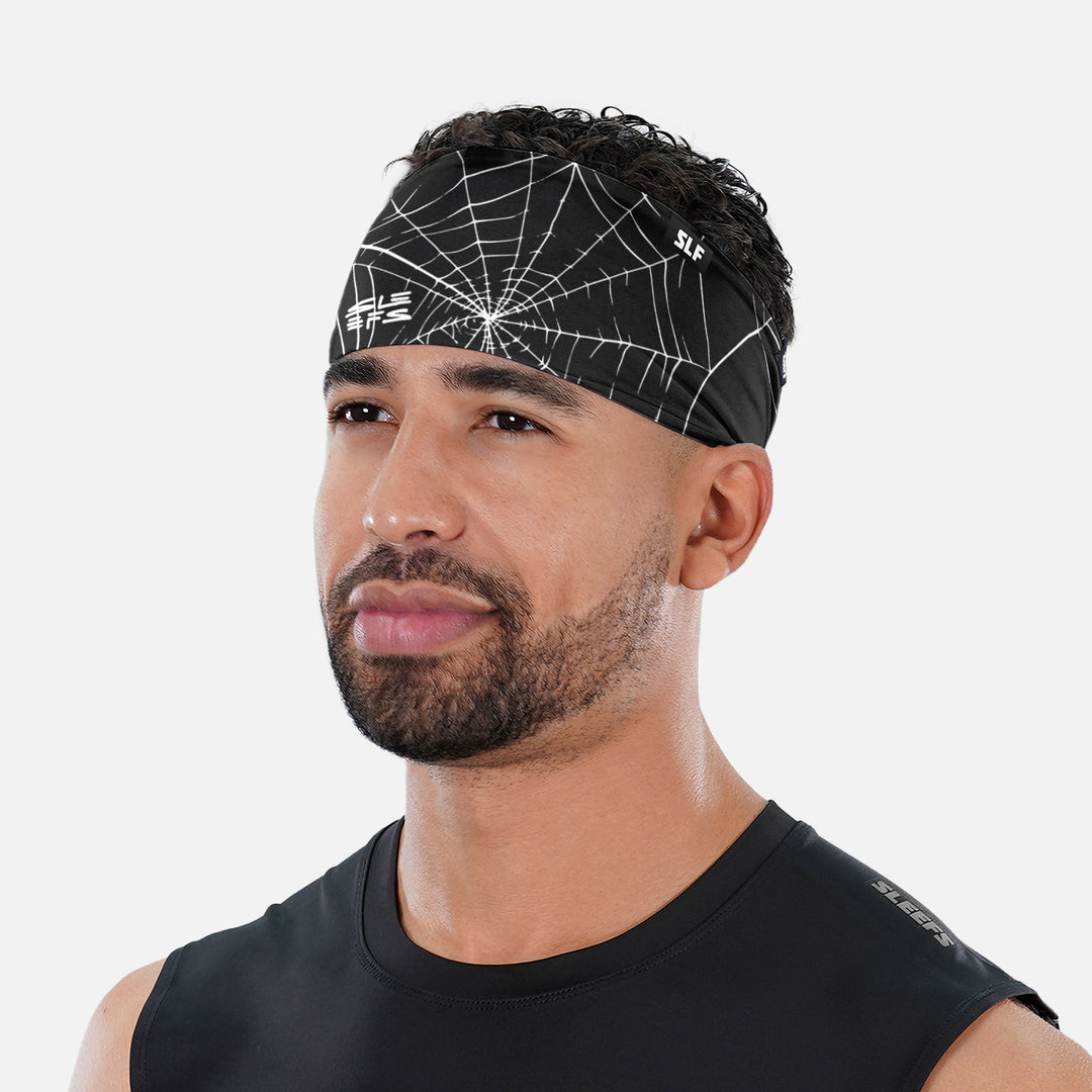 Spider Nest Black Headband