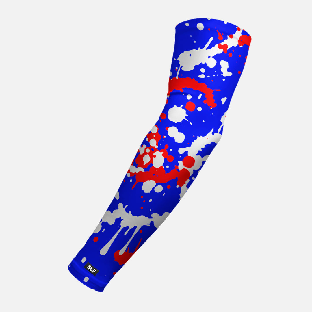 Splatter Blue Power Rush Arm Sleeve