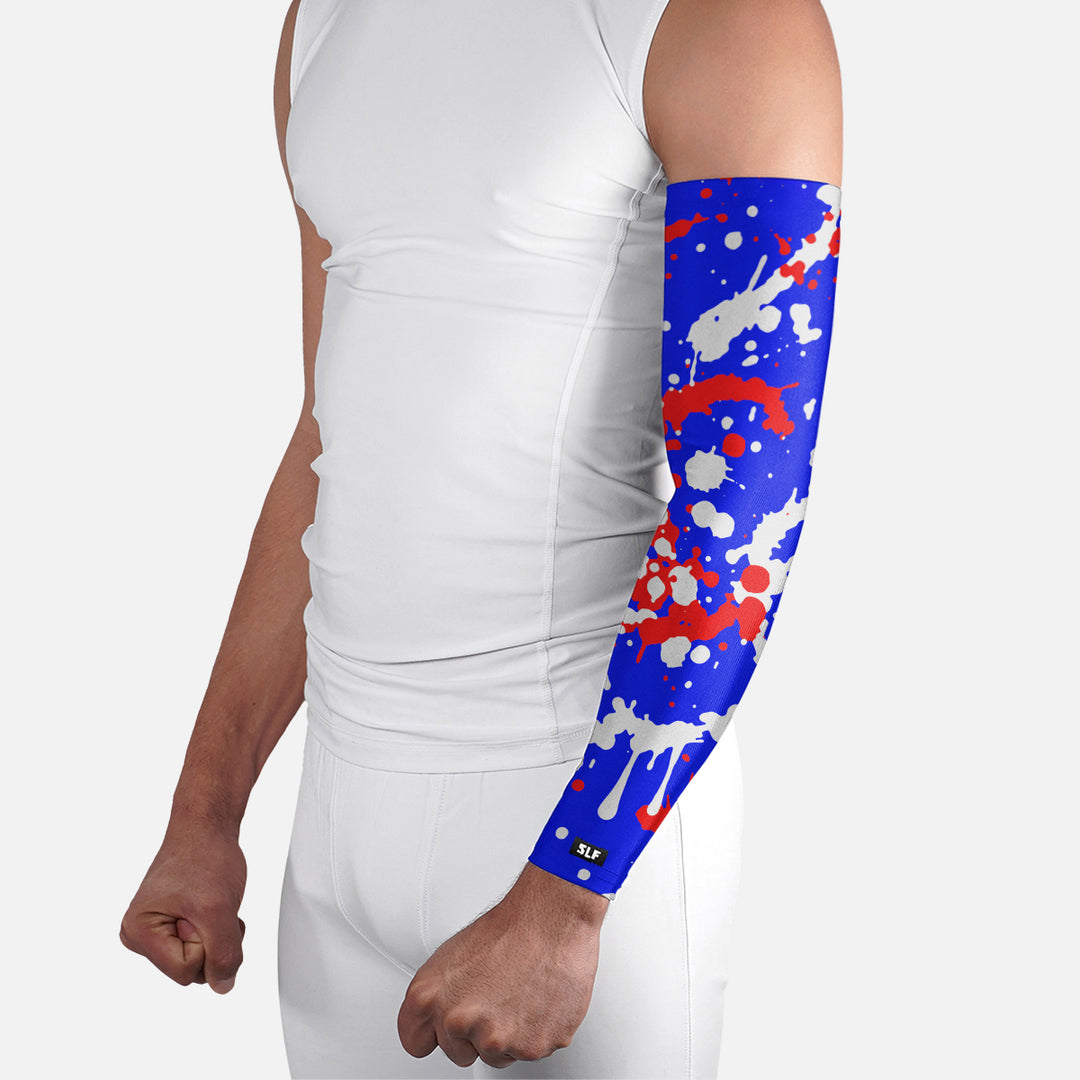 Splatter Blue Power Rush Arm Sleeve