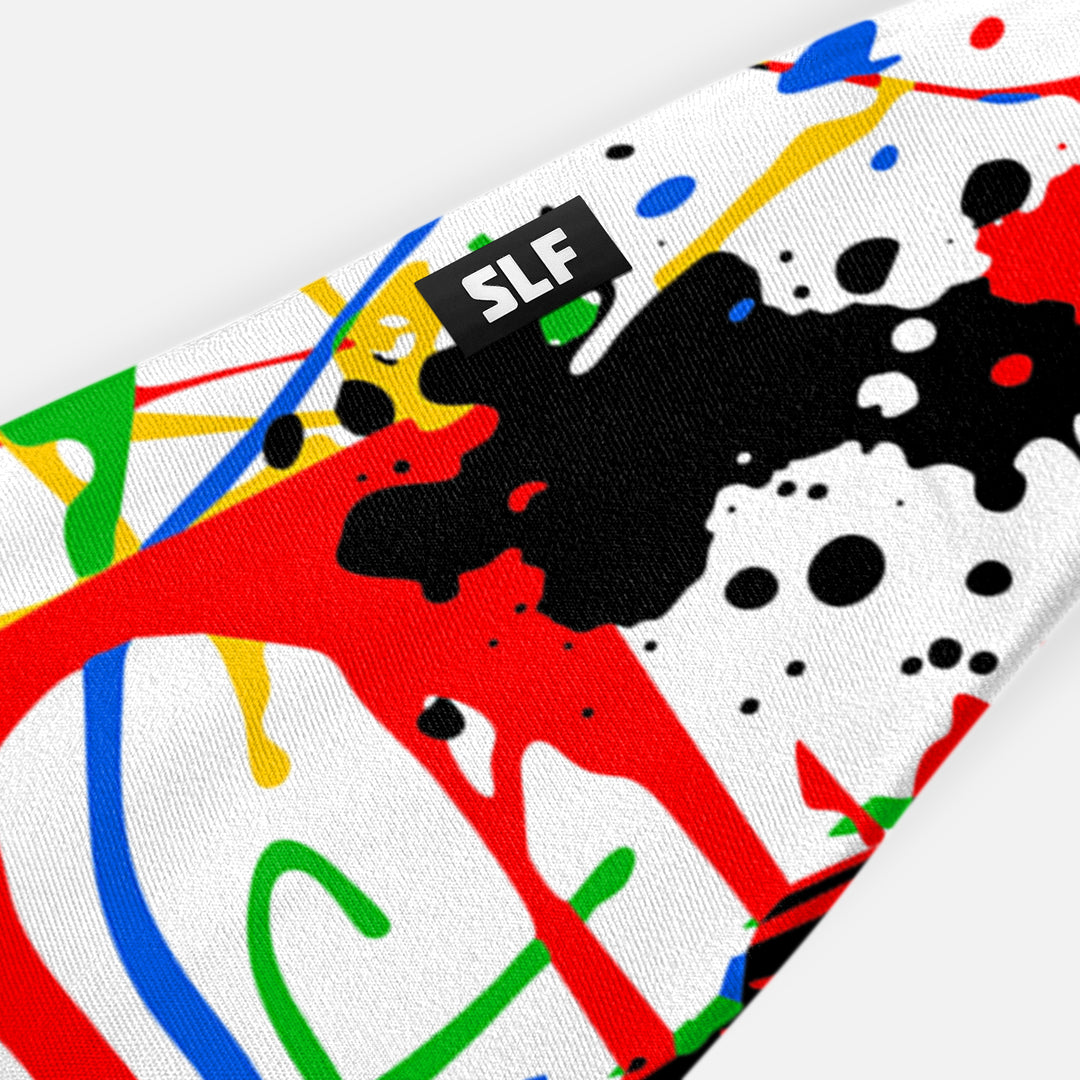 Splatter Crimson Flow Headband