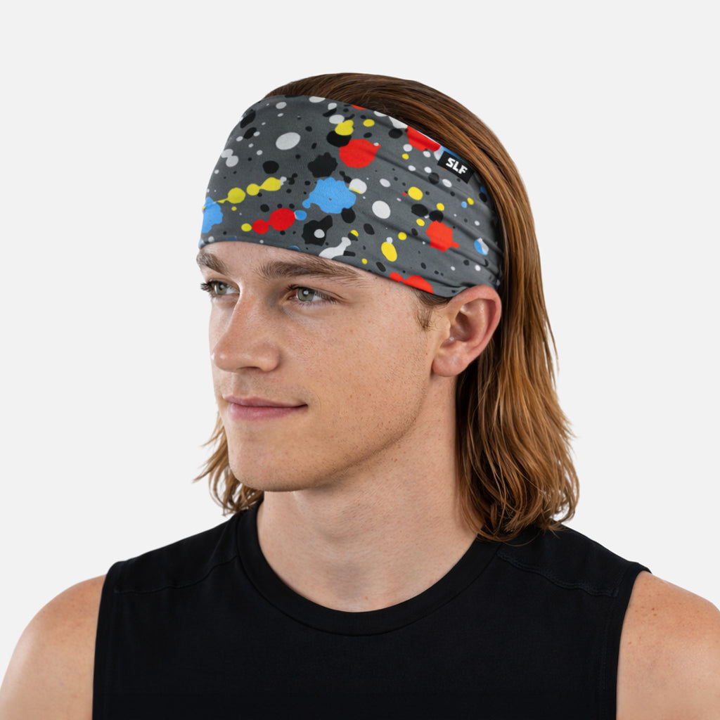 Splatter Gray Urban Pulse Headband