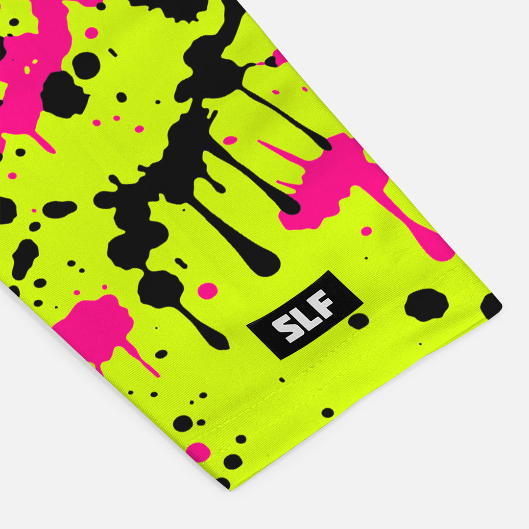 Splatter Green Neon Arm Sleeve