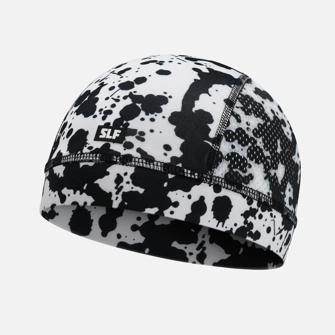 Splatter Monochrome Skull Cap