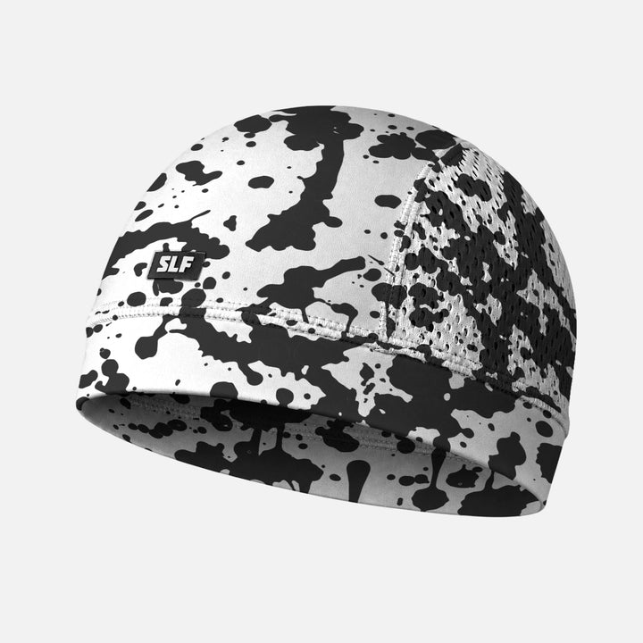 Splatter Monochrome Skull Cap