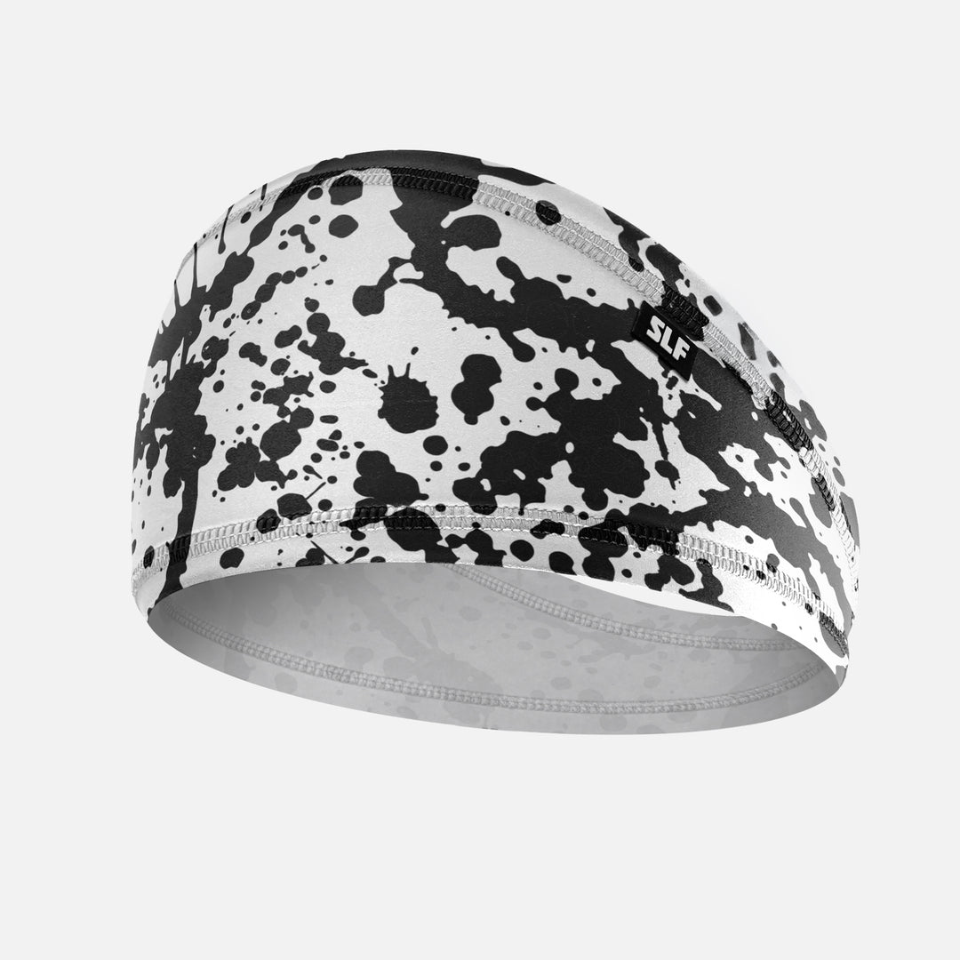 Splatter Monochrome Skull Wrap