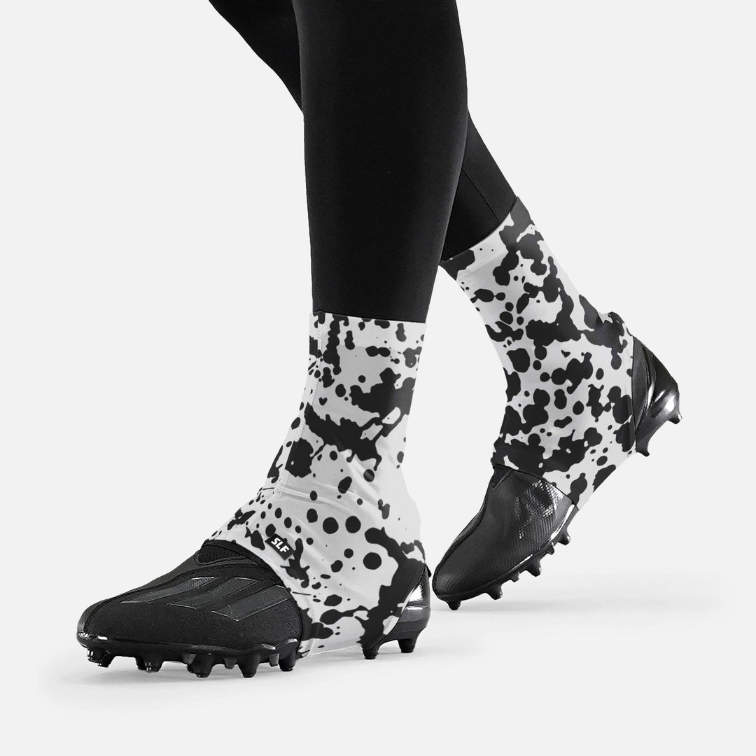 Splatter Monochrome Spats / Cleat Covers