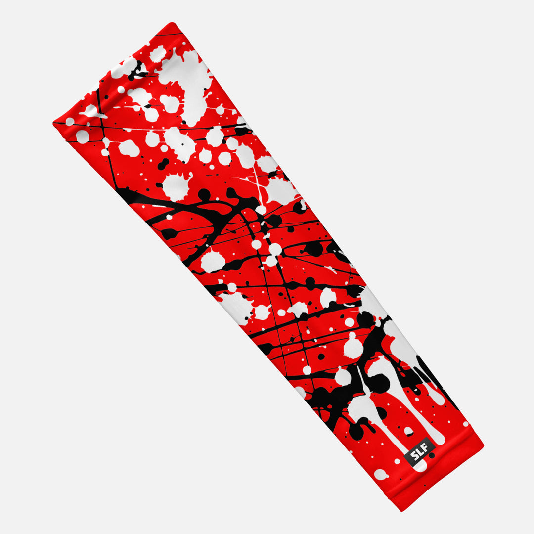 Splatter Red Impact Arm Sleeve