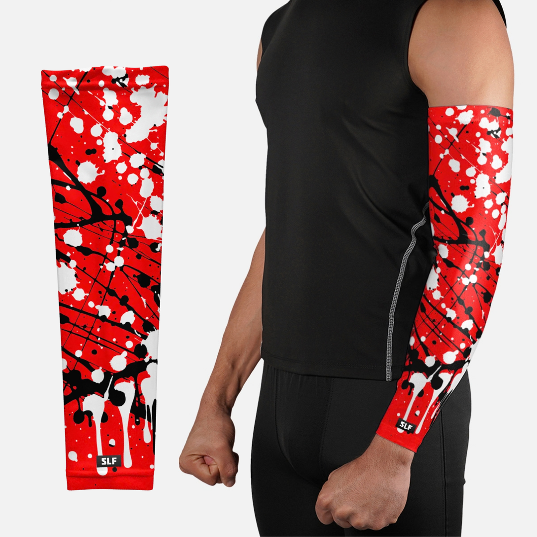 Splatter Red Impact Arm Sleeve