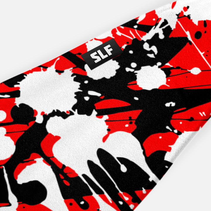 Splatter Red Impact Headband