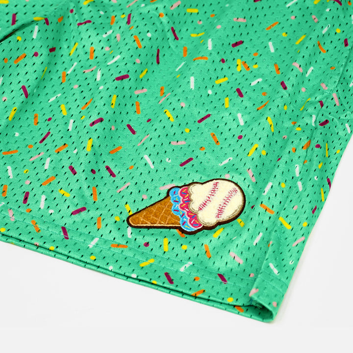 Sprinkle Blast Aquamarine Kids Shorts - 5"