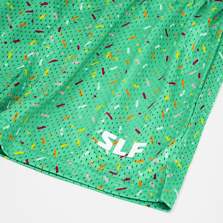 Sprinkle Blast Aquamarine Shorts - 5"