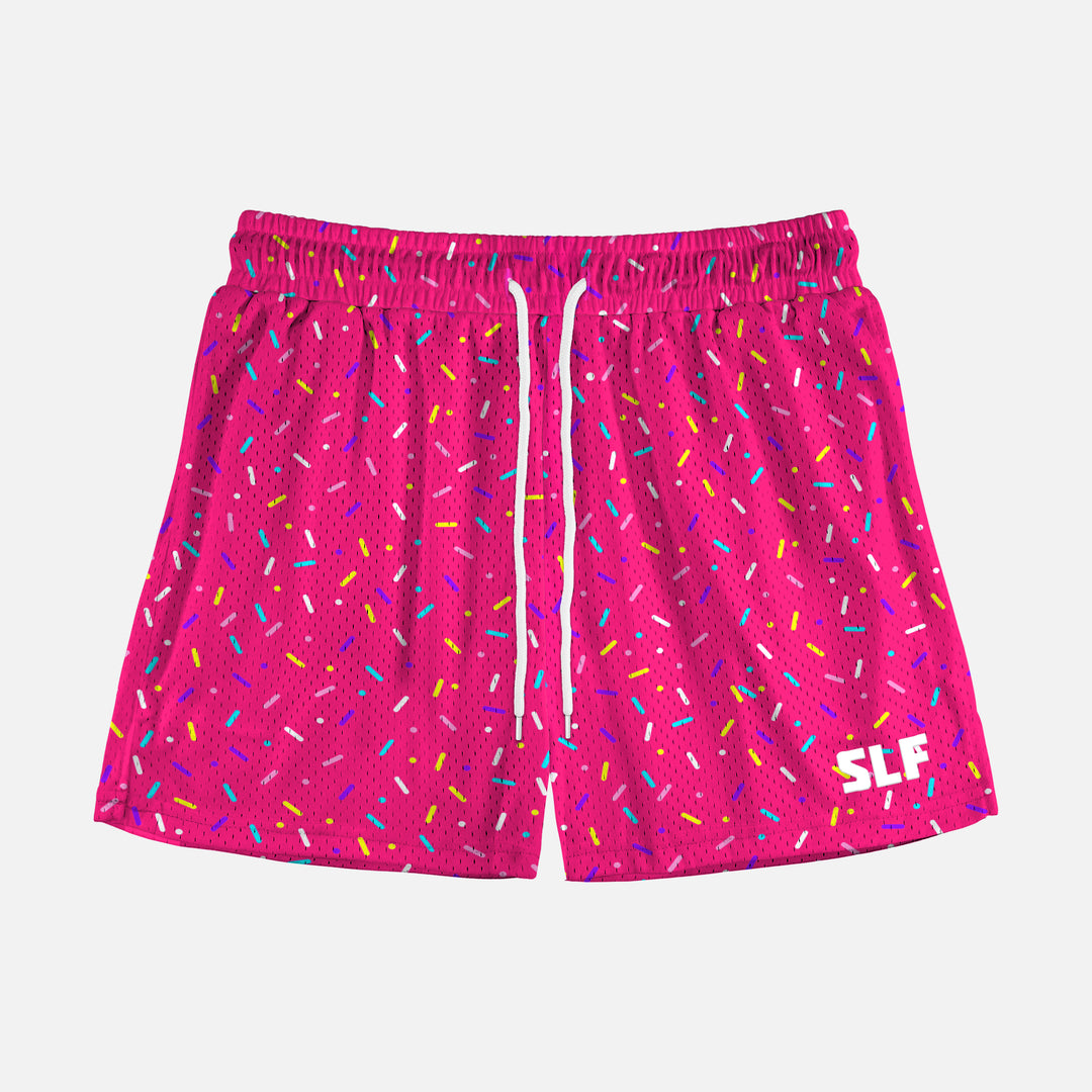 Sprinkle Blast Magenta Shorts - 5"
