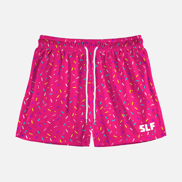 Sprinkle Blast Magenta Shorts - 5"