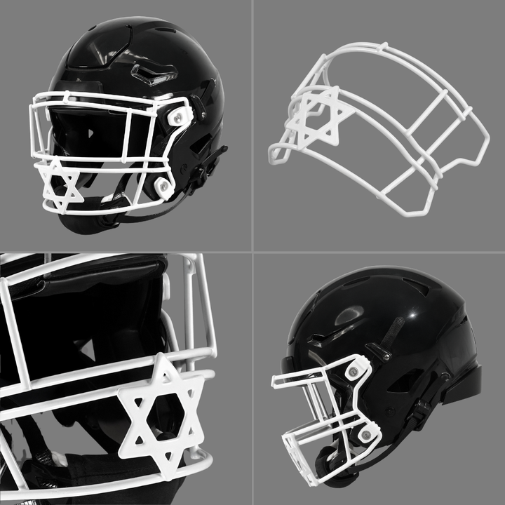 Star of David Football Facemask for Riddell SpeedFlex