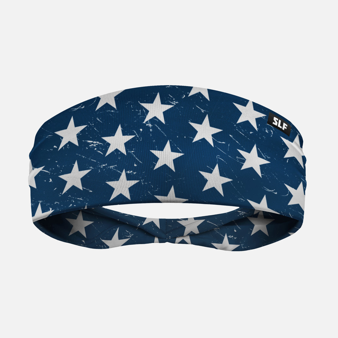 Stars Navy Blue Headband