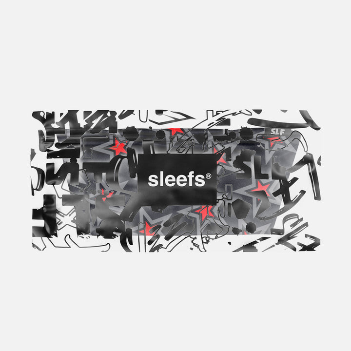 Stars Pattern Black Red Headband
