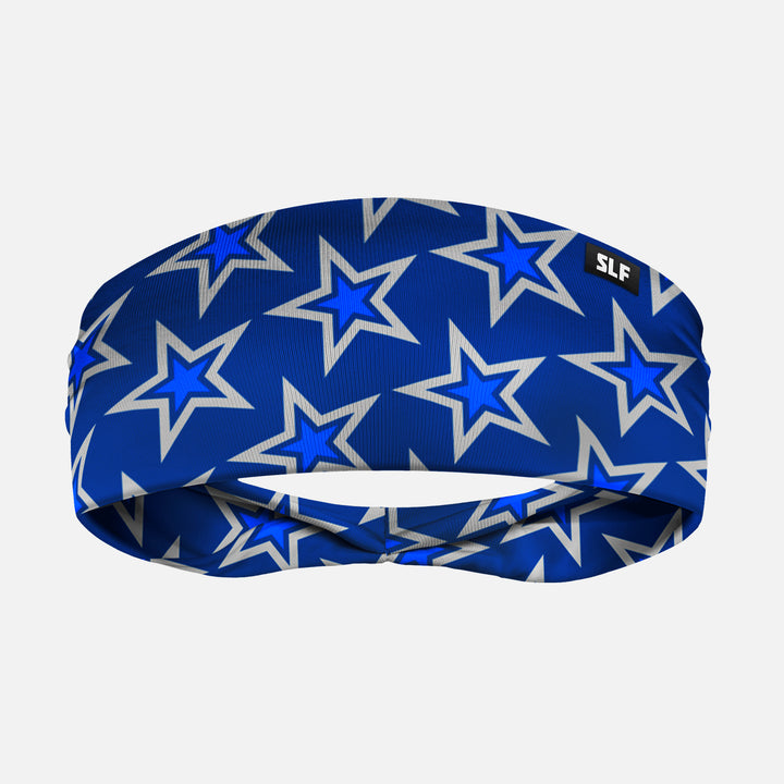 Stars Pattern Blue Headband
