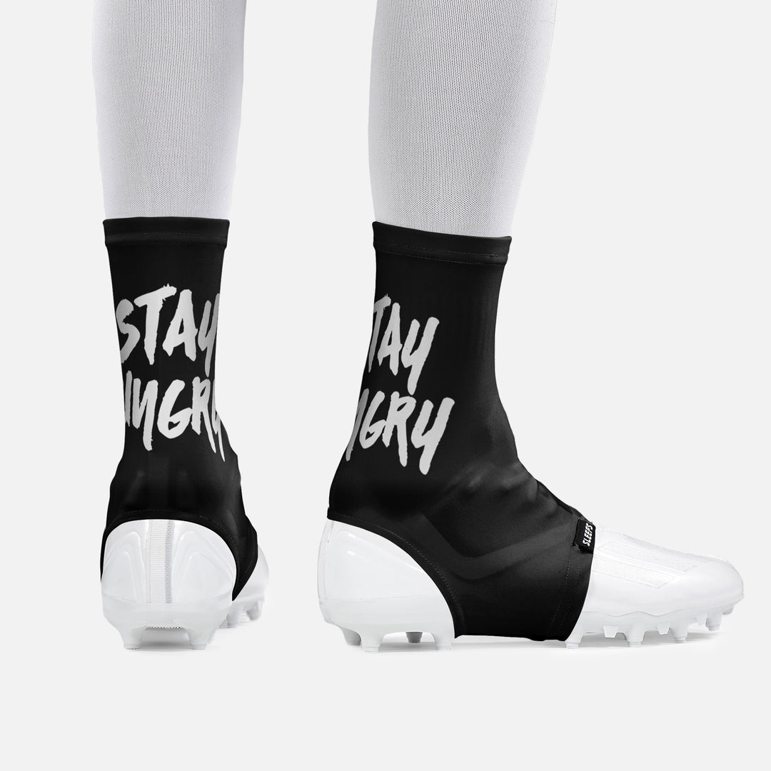 Stay Hungry Black Spats / Cleat Covers