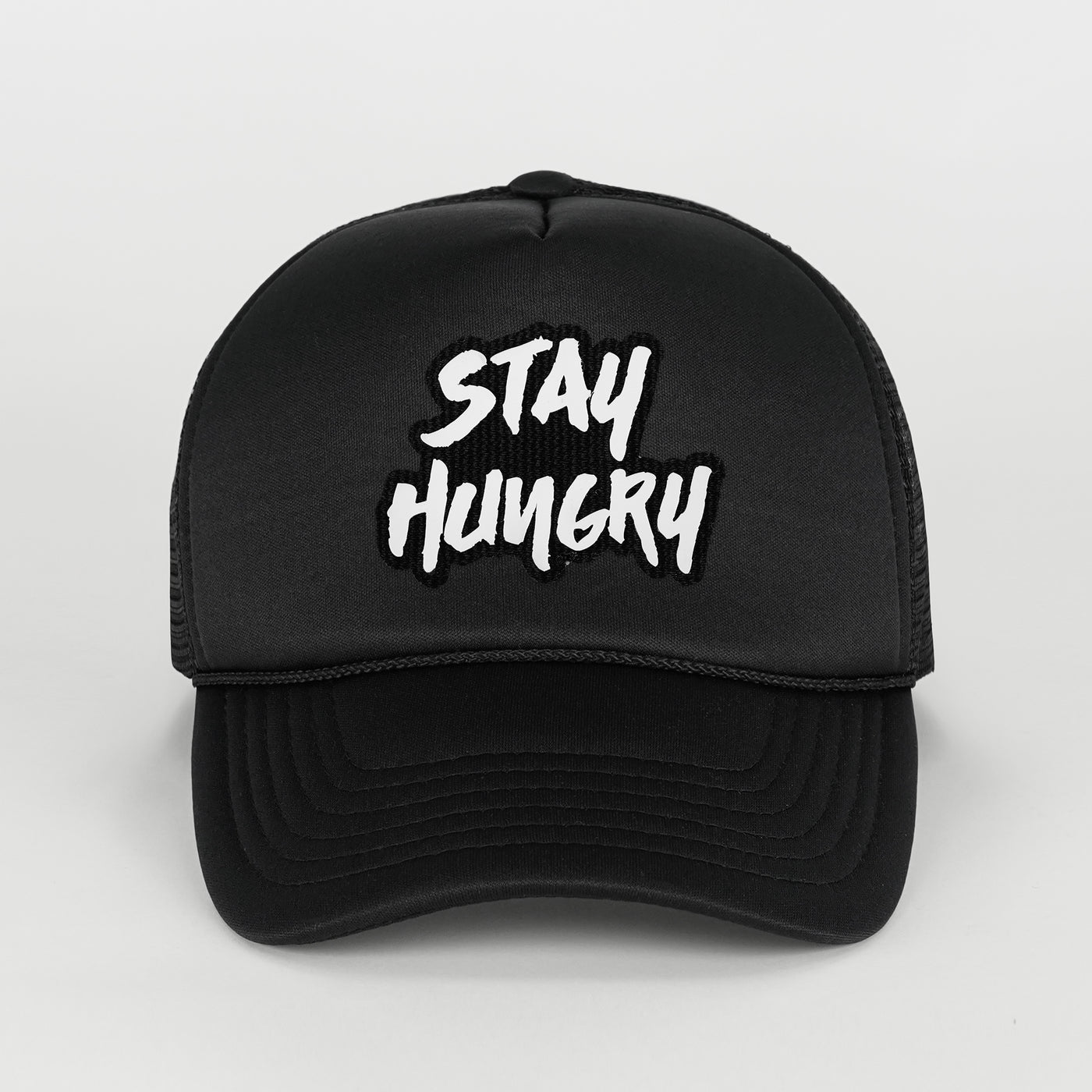 Stay Hungry Patch Trucker Hat