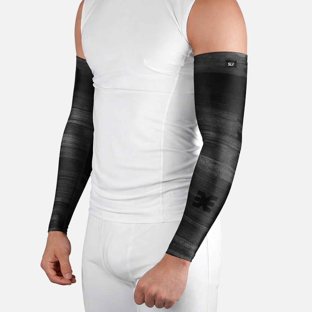 Stealth Core Dark Gray Running Sleeves - Pair