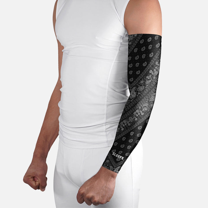 Street Paisley Black Arm Sleeve