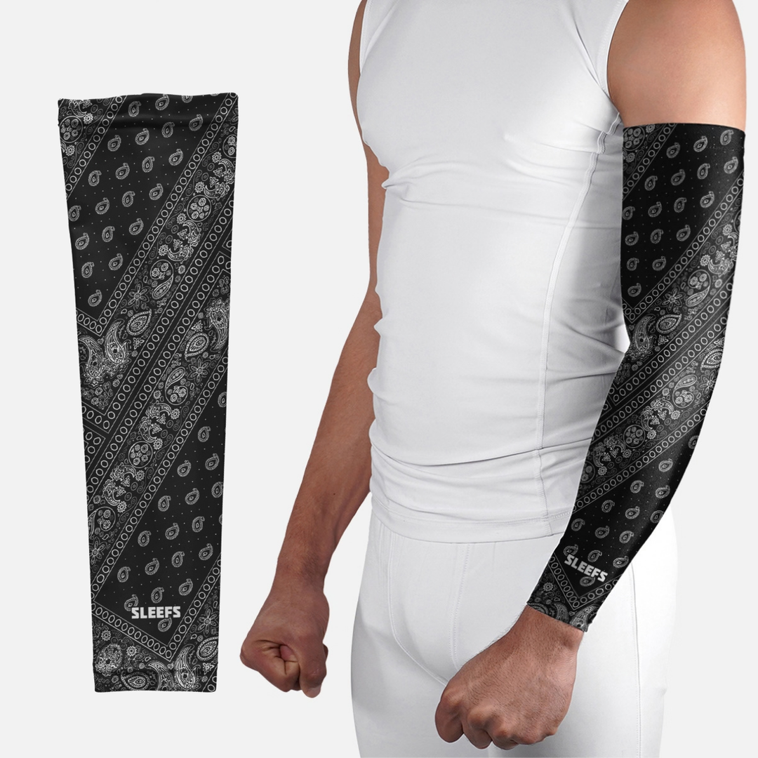 Street Paisley Black Arm Sleeve