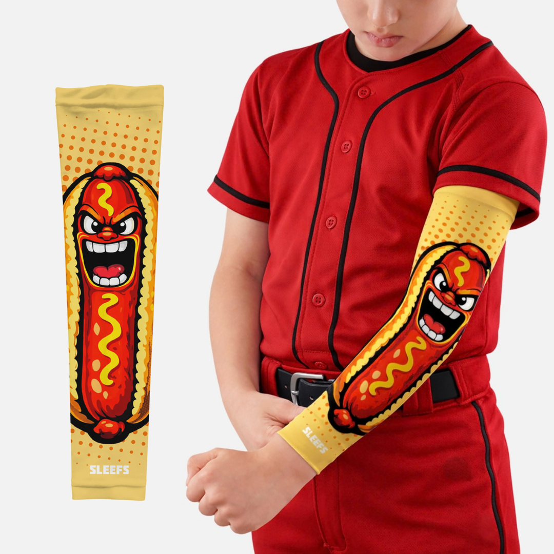Sunny Gold Hot Dog Kids Arm Sleeve