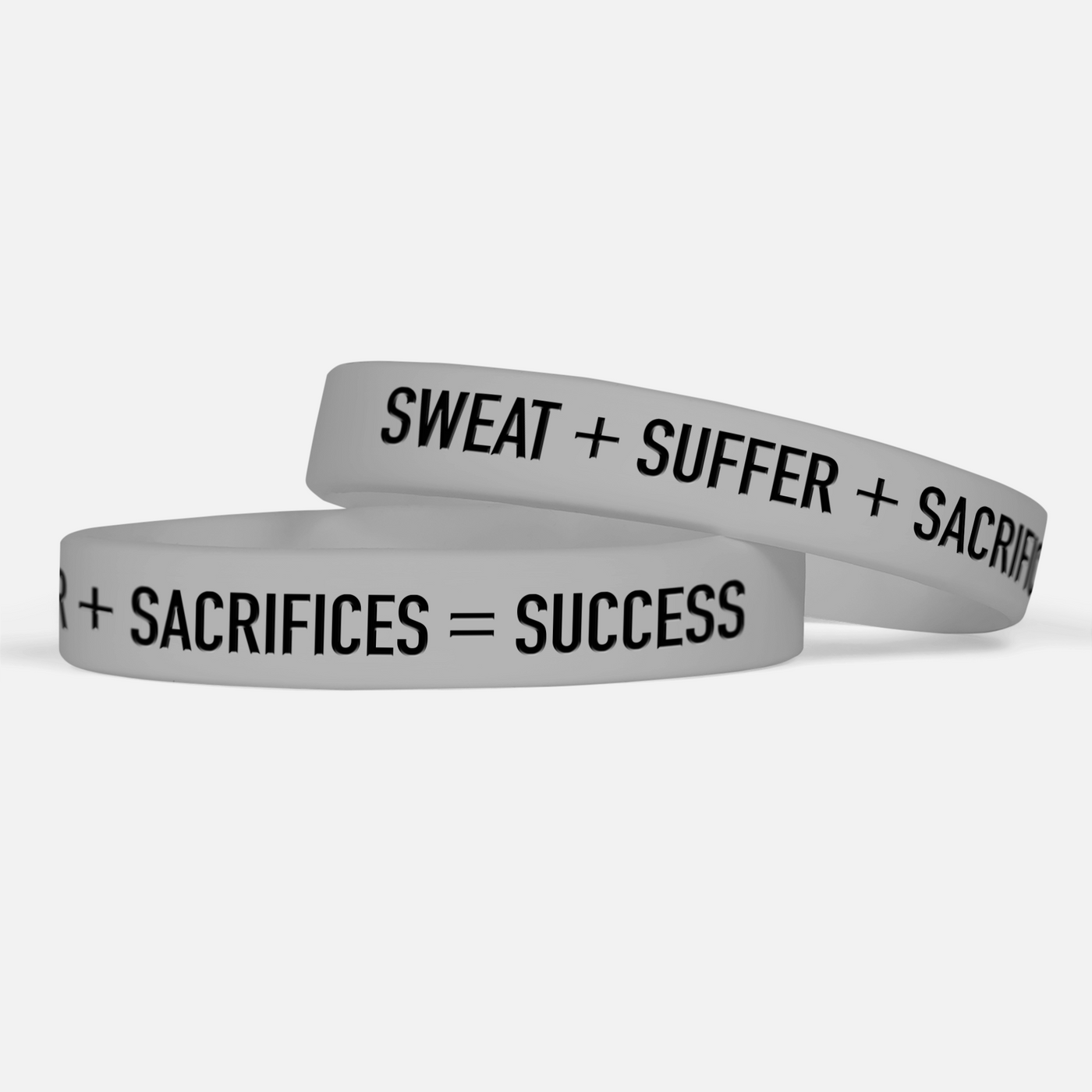 Sweat + Suffer + Sacrifices = Success Motivational Wristband