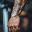 Sweat + Suffer + Sacrifices = Success Motivational Wristband