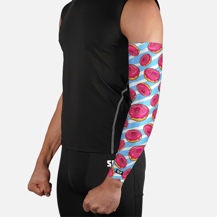 Sweet Stripe Donuts Arm Sleeve