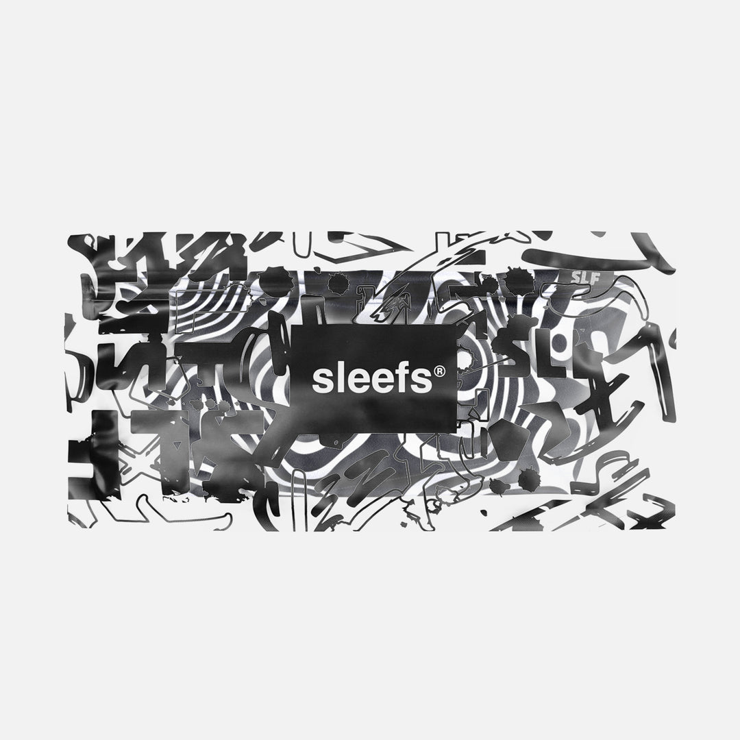 Swirl Black White Headband