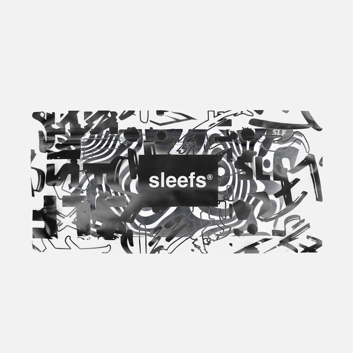 Swirl Black White Headband