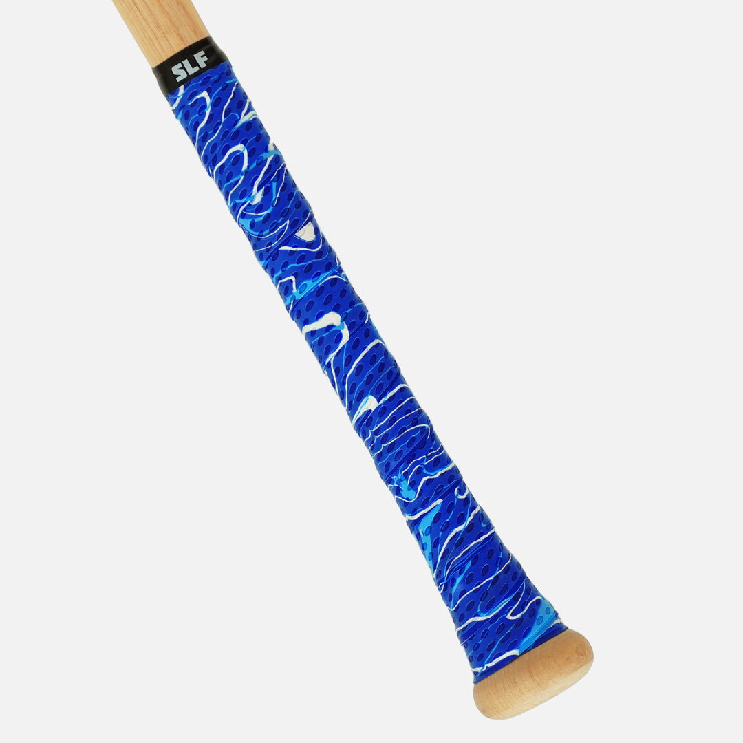 Swirl Blue Camo Bat Grip
