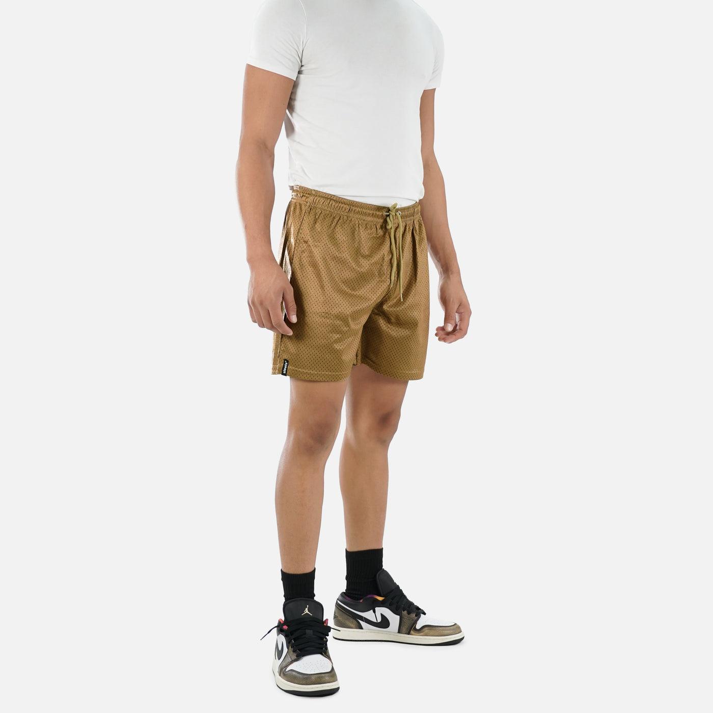 Tan Brown Shorts - 7&quot;