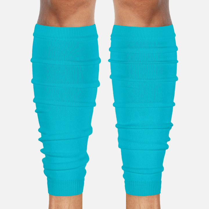 Teal Scrunchie Leg Sleeves