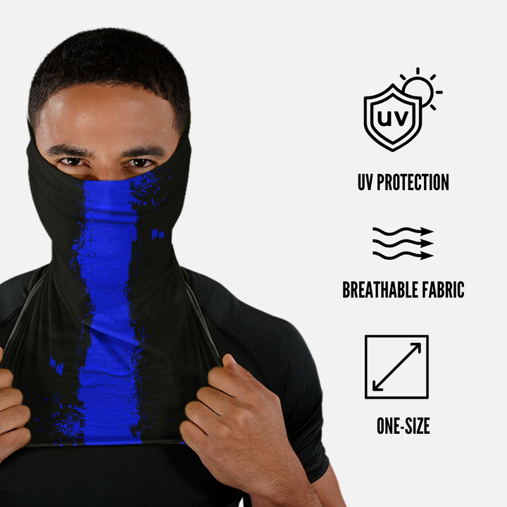 Thin Blue Line Neck Gaiter