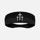 Three Crosses Black Kids Headband