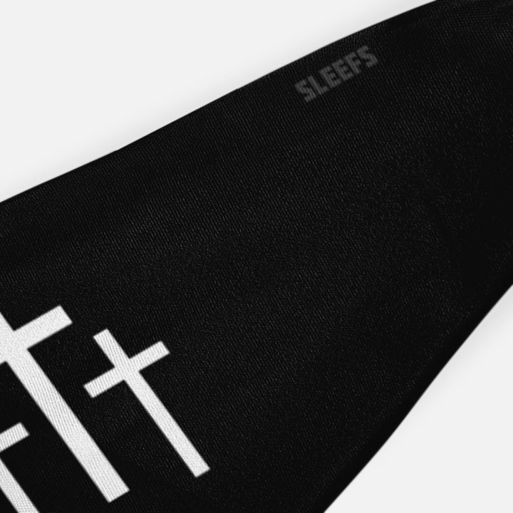 Three Crosses Black Kids Headband