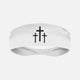 Three Crosses White Kids Headband
