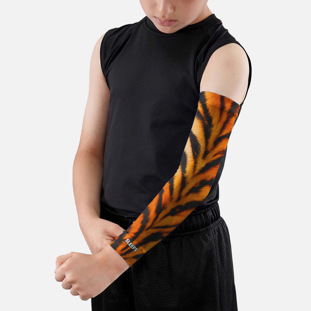 Tiger Fur Kids Arm Sleeve