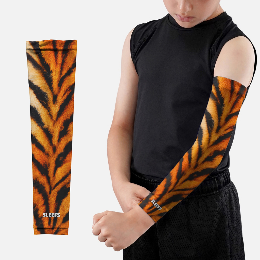 Tiger Fur Kids Arm Sleeve