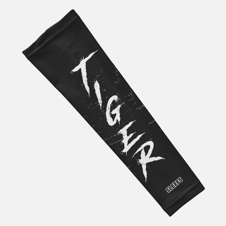 Tiger Grunge Script Arm Sleeve