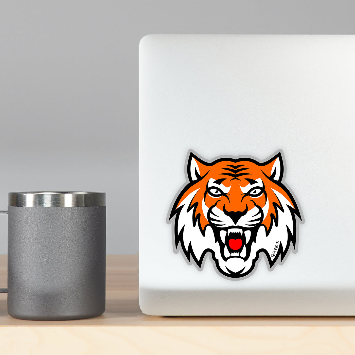 Tiger Head Sticker